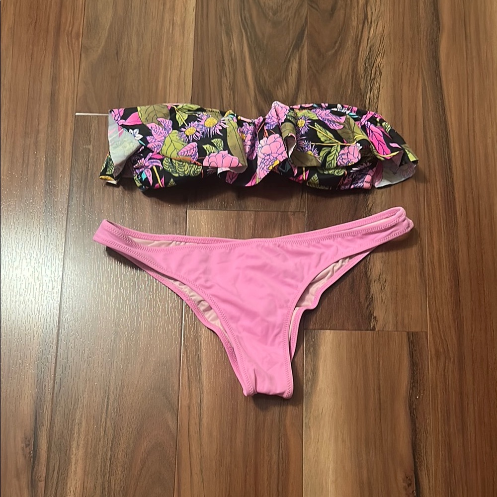 Victoria's Secret Floral and Pink Bikini